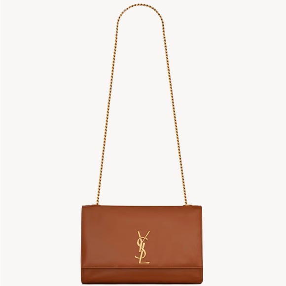 Saint Laurent 

Women's Brown Kate Medium Reversible Shoulder Bag - Picture 1 of 10